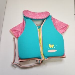 Swim School Swim Trainer Vest PFD Life Jacket Beach Pool Personal Floatation